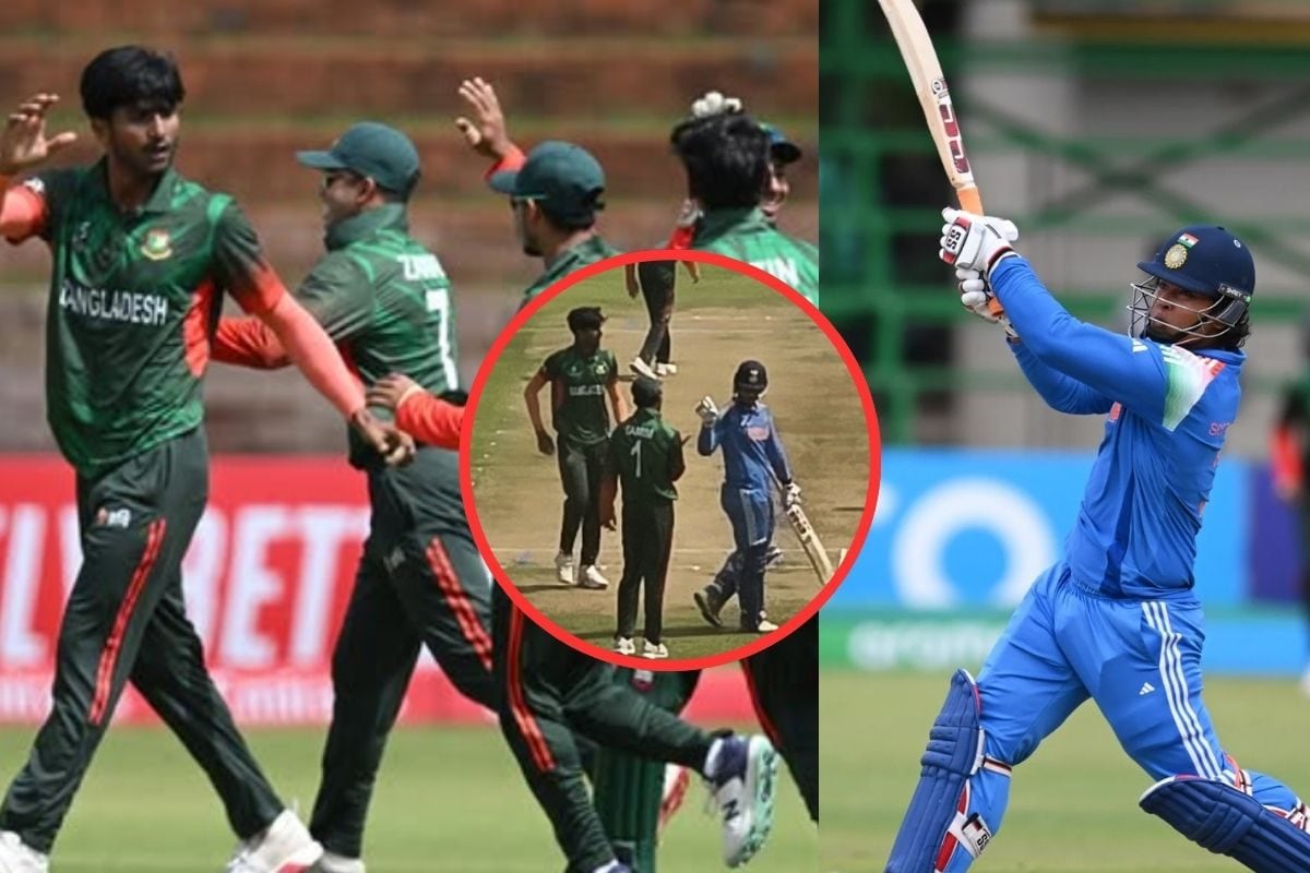 भारत-बांग्लादेश मैच में गरमाया माहौल, वैभव सूर्यवंशी की बांग्लादेशी प्लेयर से भिंड़त, भारतीय स्टार ने उंगली दिखाकर की बोलती बंद