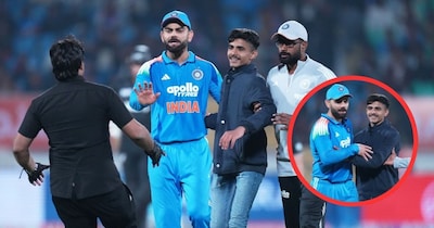 कोहली के पास पहुंचा फैन