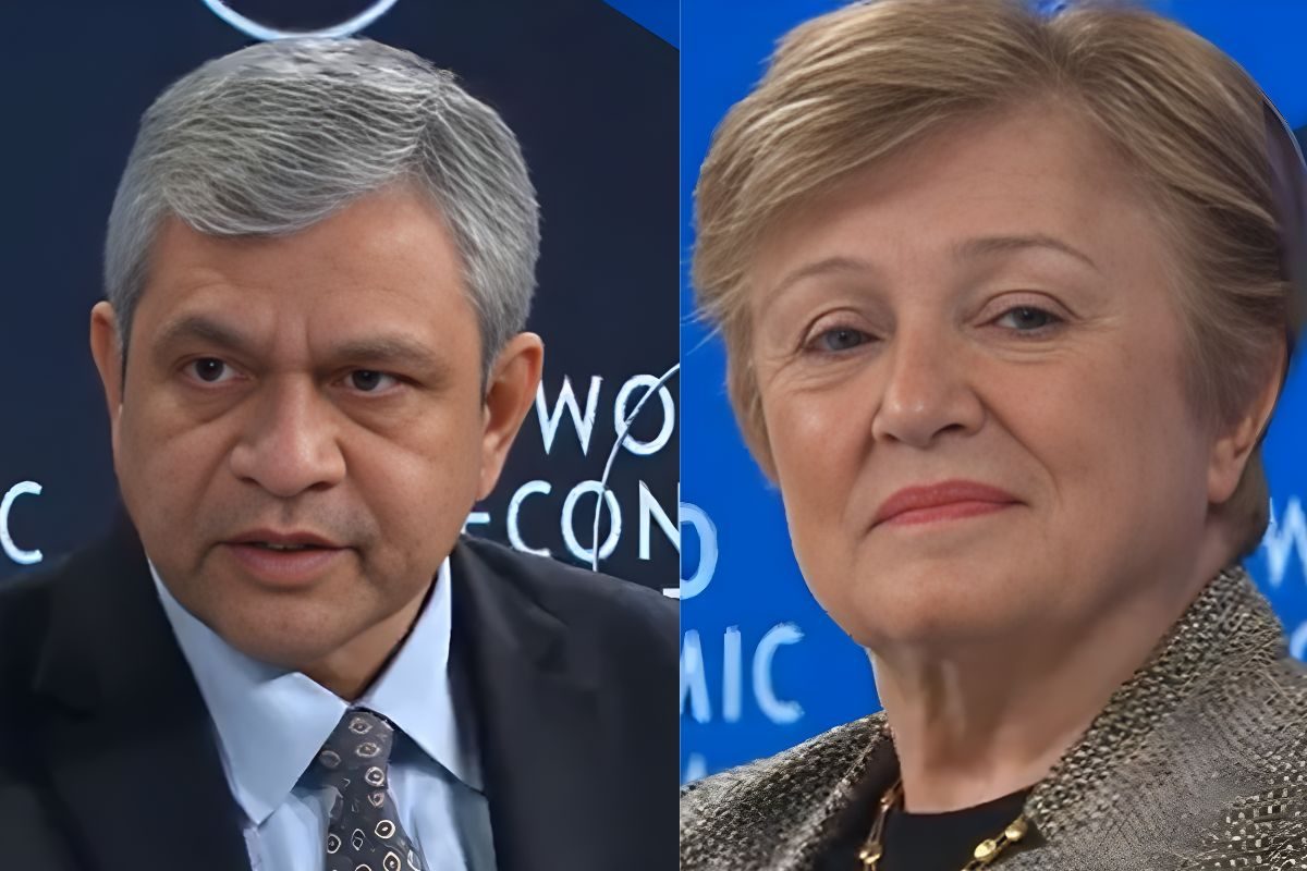WEF के मंच से भारत को कोस रहे थे IMF चीफ अश्विनी वैष्णव ने दिया जवाब तो मुंह में जम गई दही