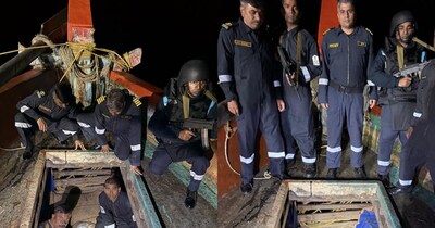 भारतीय कोस्ट गार्ड्स ने बंगाल की खाड़ी में तस्करी की एक बड़ी कोशिश को नाकाम कर दिया है. 