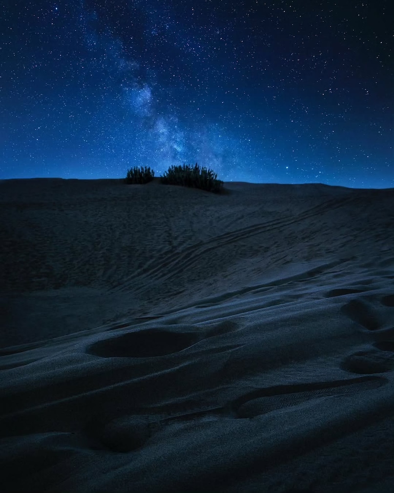 Jaisalmer, Rajasthan: Deep inside the Thar Desert, far from the city lights, the dunes provide an unobstructed view of the cosmos. Overnight camel safaris allow you to sleep under a "starry canopy" where the air is dry and the visibility is exceptional. Jaisalmer, Rajasthan: Deep inside the Thar Desert, far from the city lights, the dunes provide an unobstructed view of the cosmos. Overnight camel safaris allow you to sleep under a "starry canopy" where the air is dry and the visibility is exceptional.