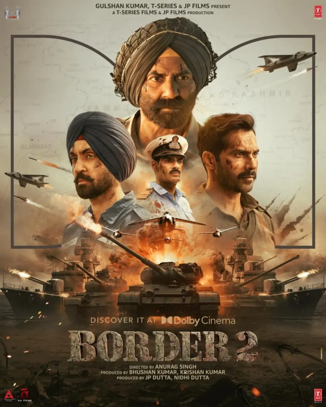 The OTT streaming rights for Border 2 has been formally acquired by Netflix. It is set to premiere digitally on the platform on March 20, 2026.
