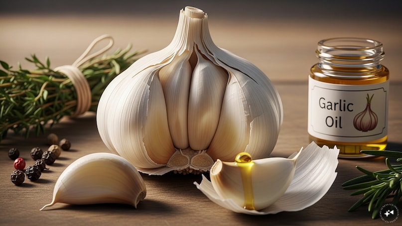   Garlic: Garlic contains allicin, known for its antioxidant and anti-inflammatory properties. It strengthens immunity, reduces blood pressure, and may help prevent heart disease, contributing to a longer, healthier life.