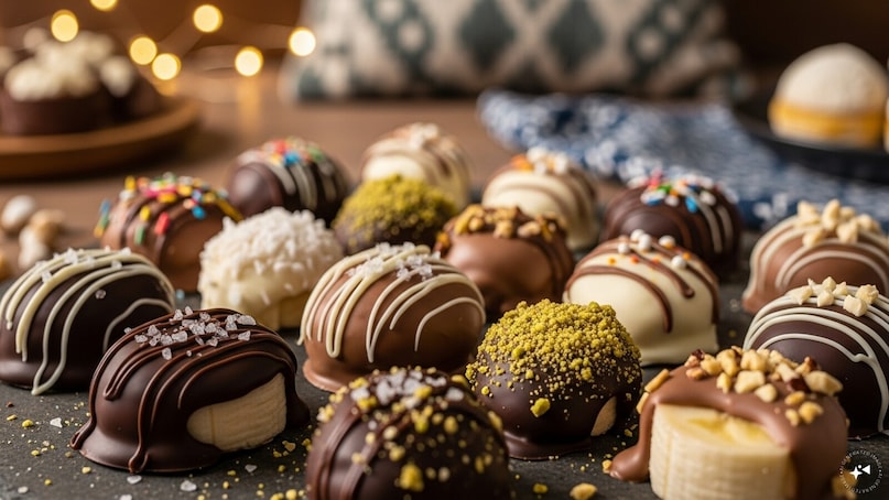 Chocolate-Dipped Banana Bites: Slice bananas and dip them in dark chocolate, then chill until firm. These bite-sized treats are rich in potassium and antioxidants, offering a satisfying mix of sweetness and indulgence, perfect for sharing with your Valentine without overloading on sugar.