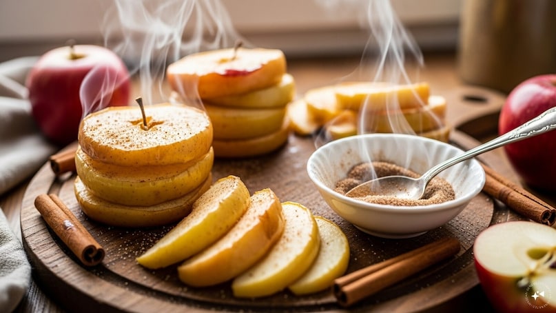 Apple Cinnamon Baked Slices: Thinly slice apples, sprinkle with cinnamon, and bake until tender. This warm, naturally sweet dessert is high in fiber and antioxidants, perfect for cozy Valentine’s celebrations, giving a comforting, lightly caramelized flavour without added sugars or heavy creams.