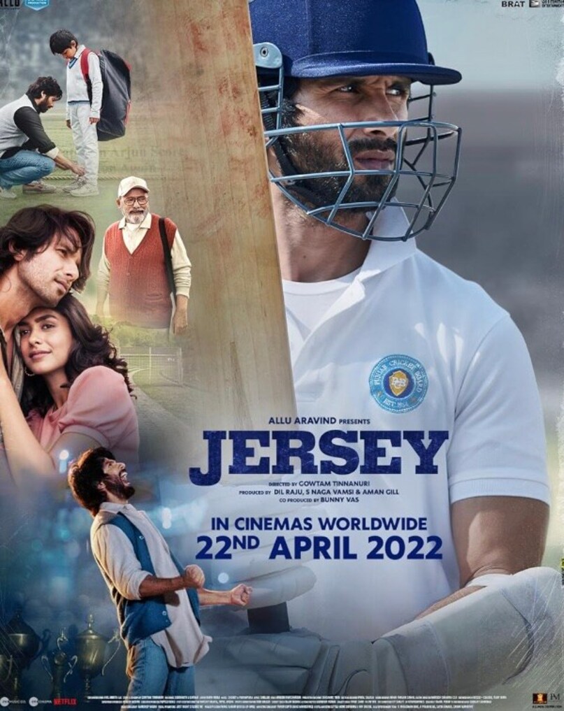 जर्सी (2022): तेलुगू हिट 'जर्सी' की यह रीमेक आलोचकों द्वारा सराही गई, लेकिन गलत समय पर रिलीज होने के कारण फिल्म को नुकसान हुआ. महामारी के बाद और 'केजीएफ: चैप्टर 2' की लहर के बीच रिलीज हुई इस फिल्म ने सिर्फ 2.93 करोड़ रुपए की ओपनिंग की. 