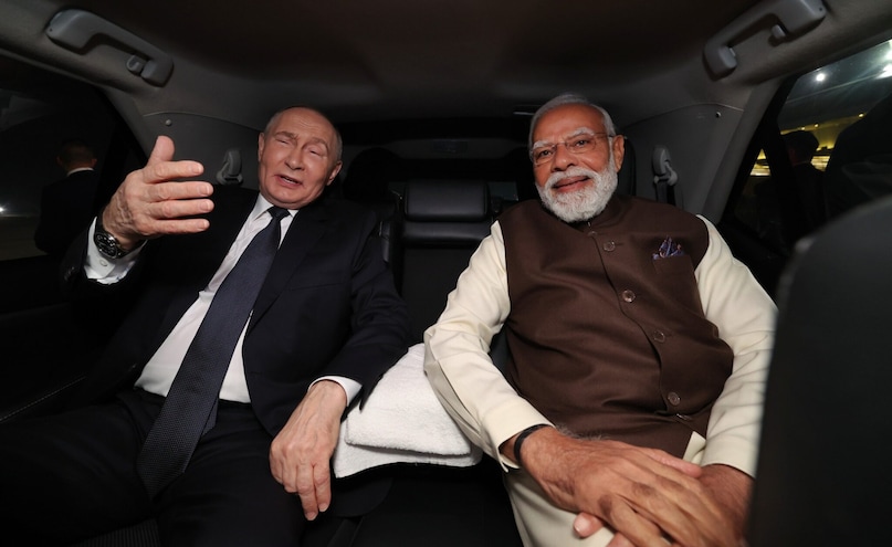 During Russian President Vladimir Putin’s visit to Delhi in December, he was once seen sharing a car ride with Indian Prime Minister Narendra Modi.