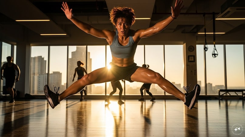   জাম্পিং জ্যাকস: একটি ক্লাসিক ফুল-বডি ওয়ার্ম-আপ, জাম্পিং জ্যাক আপনার হৃদস্পন্দন বাড়ায় এবং রক্ত ​​সঞ্চালন বাড়ায়। তারা আপনার বাহু, পা এবং কোরকে নিযুক্ত করে, ক্যালোরি বার্ন করার সময় স্ট্যামিনা উন্নত করে। সকালে মাত্র কয়েক মিনিট করলে আপনার সারাদিন শক্তি যোগায়।