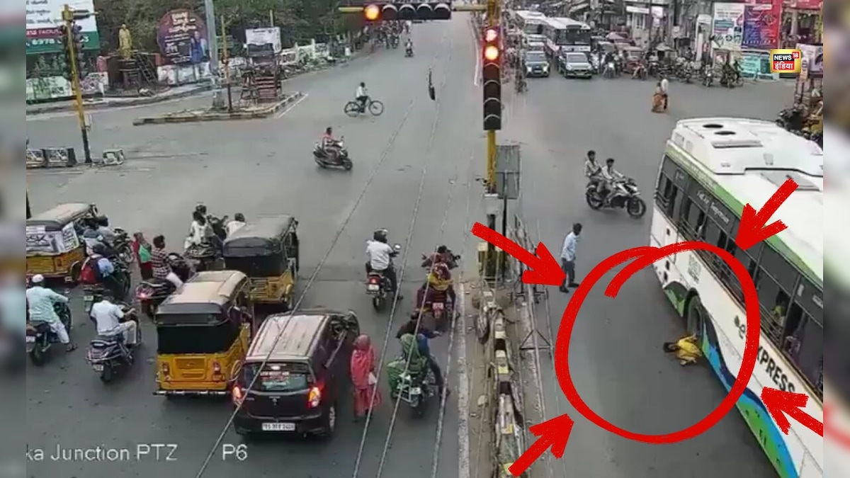 सड़क ऐसे पार करेंगे तो क्या होगा? वारंगल बस हादसे का वीडियो देख रुह कांप जाएंगी