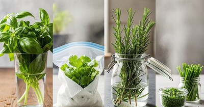 जड़ी-बूटियों को लंबे समय तक ताजा रखने के तरीके!