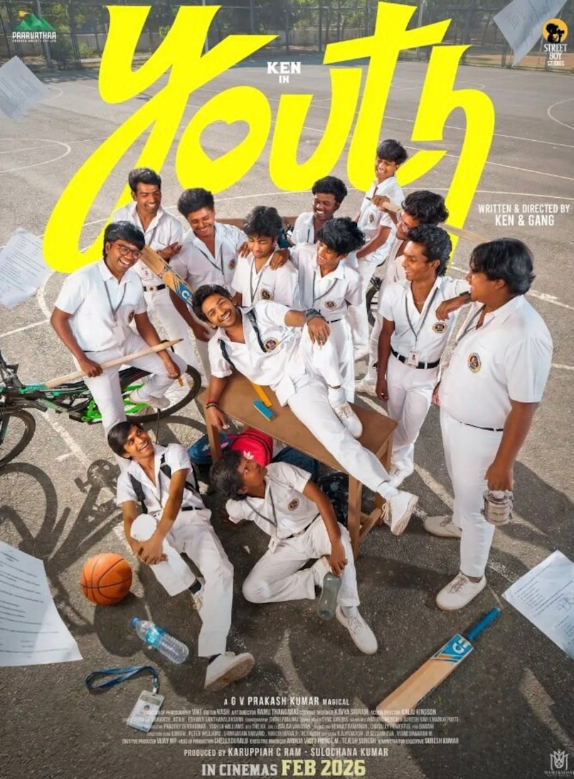  YudhRelease Date: March 19 Youth marks an ambitious venture for Ken Karunaas, who not only plays the lead but also steps into the director’s chair. Co-starring Anishma Anilkumar, Devadarshini, Suraj Venjaramoodu, and Priyanshi Yadav, the Tamil entertainer seeks to reflect the ambitions, struggles, and spirit of today’s generation. However, its March 19 release comes with formidable competition, as it hits theatres alongside several major pan-Indian releases.