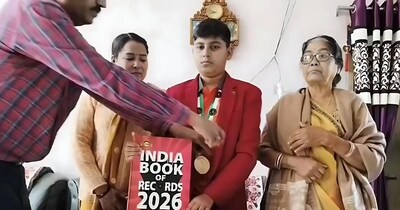 12 साल के श्रेयांश बने एआई ब्वॉय 3 मिनट 54 सेकंड में बनाया गणित का रिकॉर्ड