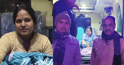 पुलिस ने गर्भवती महिला की मदद की.