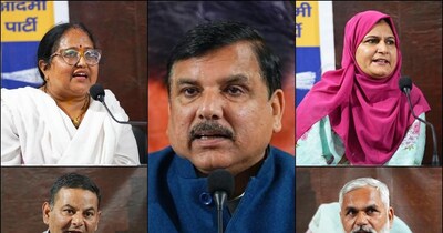 AAP के संजय सिंह बोले- 'बुढ़ापे की दहलीज पर खड़े कर्मचारियों को सड़क पर फेंका'.