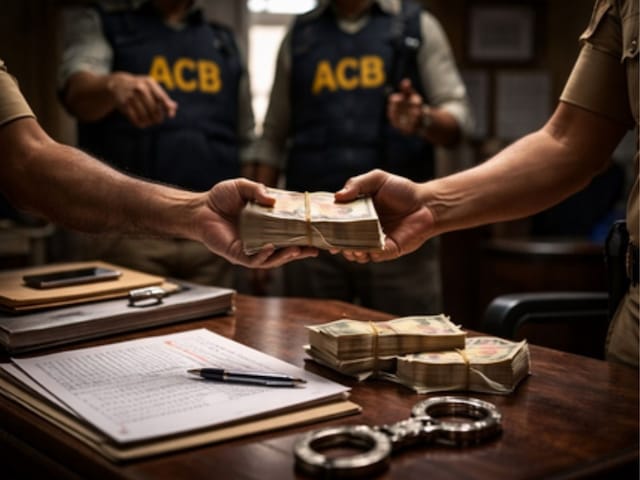 चेन स्नैचर से 3 लाख घूस ले रहे थे इंस्पेक्टर और दरोगा, ACB ने रंगे हाथों दबोचा
