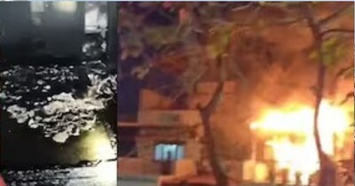 अहमदाबाद अग्निकांड: घर में लगी आग से पिता-पुत्र की मौत, 6 लोगों को बचाया गया.