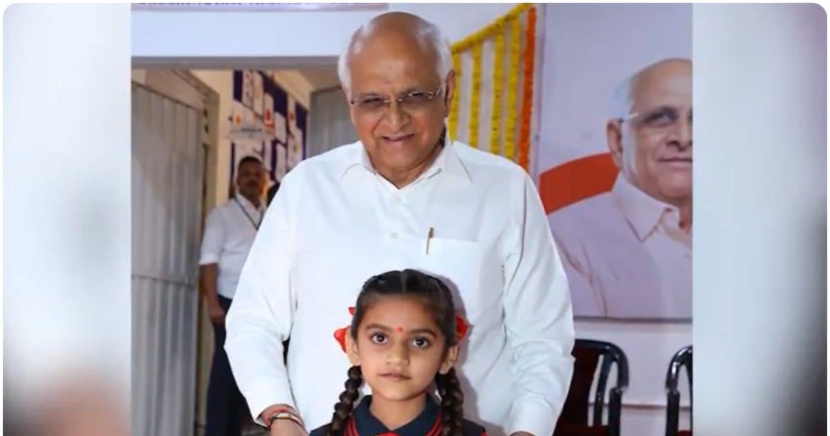 साम्या का सपना हुआ सच, जब गुजरात के CM बन गए दादा, निभाया मासूम बच्ची से किया वादा; वीडियो छू लेगी आपका दिल