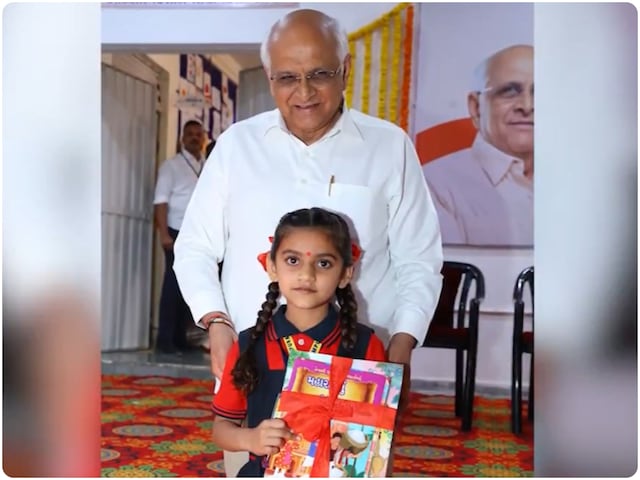 साम्या का सपना हुआ सच, जब गुजरात CM बने दादा, निभाया मासूम बच्ची से किया वादा