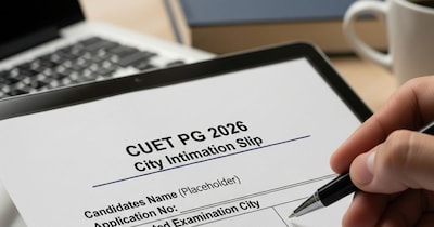 CUET PG 2026 सिटी इंटिमेशन स्लिप जारी: ऐसे करें डाउनलोड, जल्द आएगा एडमिट कार्ड.