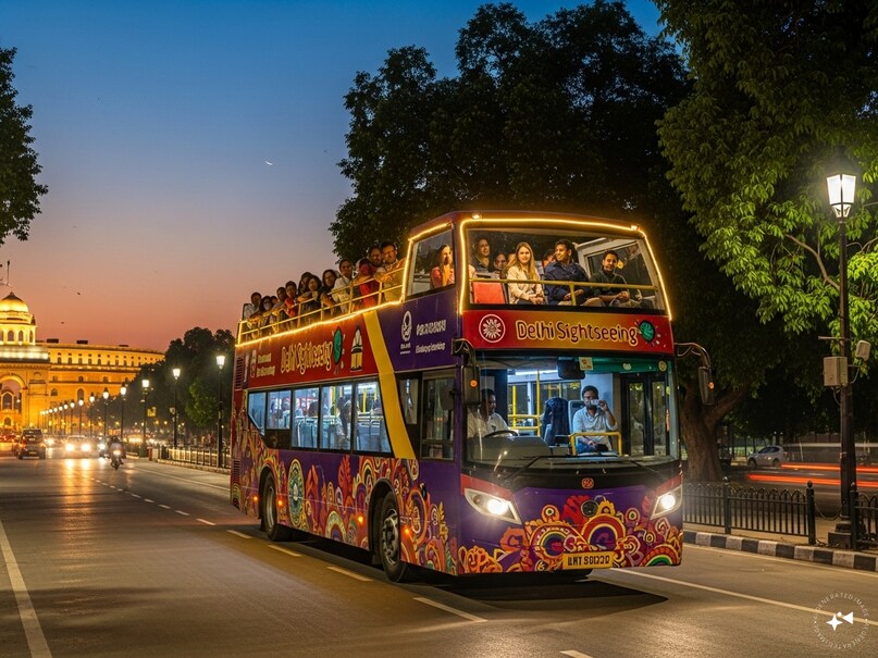 Delhi Tourist Bus Service | Double Decker Bus Delhi | Central Vista ...