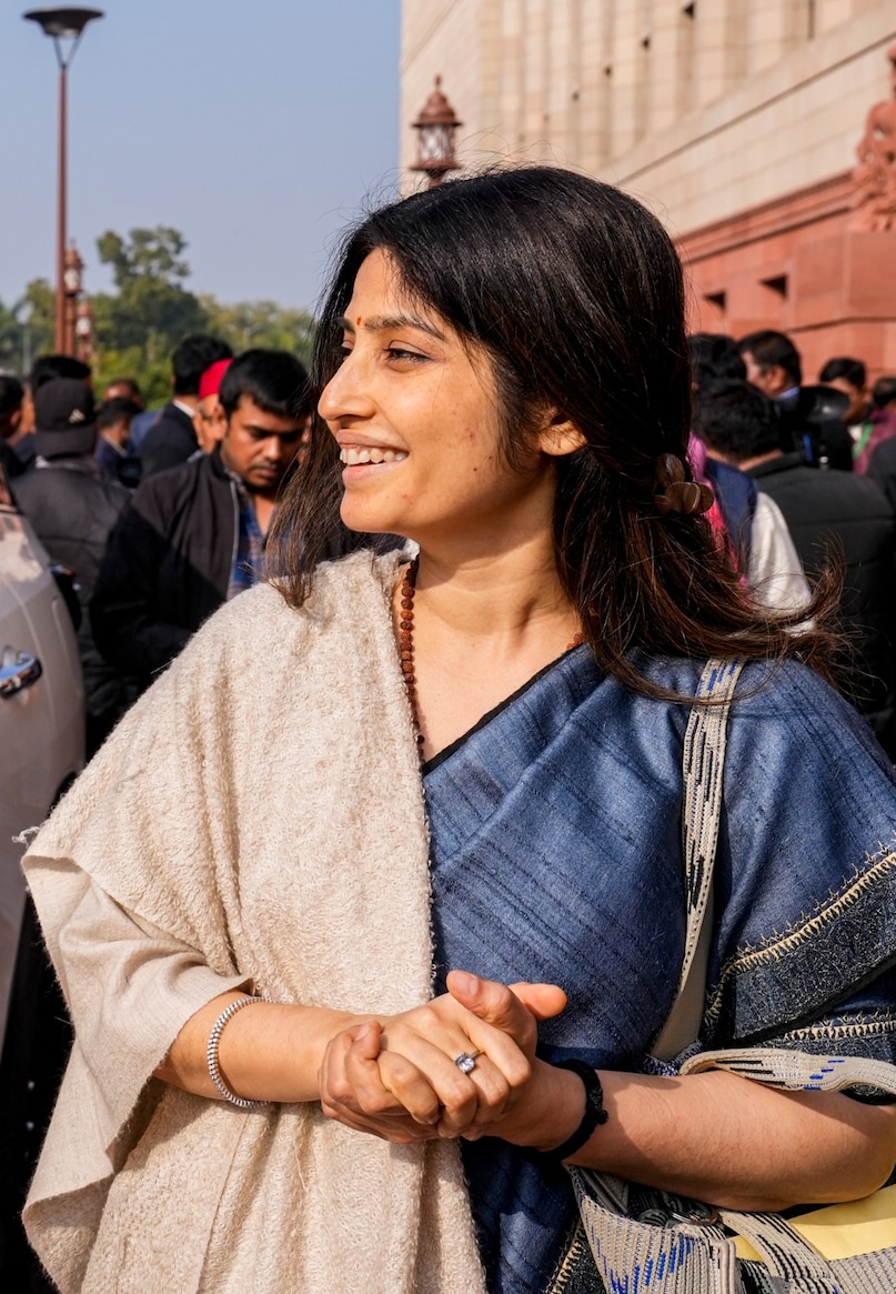 Dimpal Yadav in Parliament Dimpal Yadav in Parliament