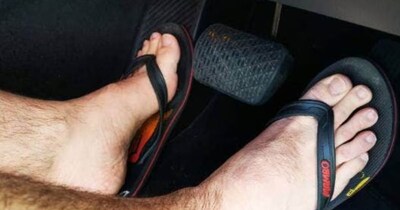 Driving Cars in flip flops