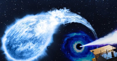 चीनी टेलीस्कोप की मदद से पहली बार देखा गया ऐसा नजारा. (इमेज क्रेडिट: आइंस्टीन प्रोब साइंस सेंटर, नेशनल एस्ट्रोनॉमिकल ऑब्जर्वेटरीज, CAS / Sci Visual)