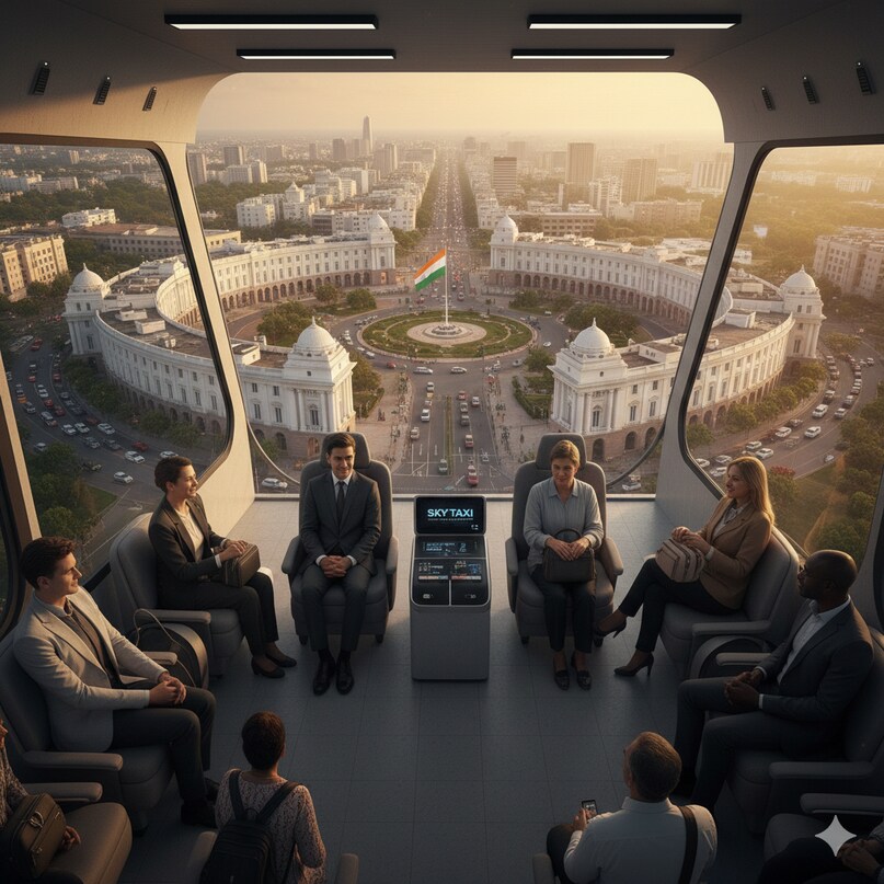 रिपोर्ट में दावा किया गया है कि एयर टैक्सी से गुरुग्राम से सीपी तक का सफर सिर्फ 7 से 10 मिनट में पूरा हो सकता है. जबकि अभी सड़क या मेट्रो से जाने में डेढ़ से दो घंटे का समय लगता है. प्रस्ताव के अनुसार  गुरुग्राम कनॉट प्लेस और जेवर एयरपोर्ट के बीच 65 से 75 किलोमीटर का हवाई कॉरिडोर बनाने की योजना है. पहले इसे पायलट प्रोजेक्ट के रूप में शुरू किया जाएगा. सफल होने पर बड़े स्तर पर व्यावसायिक सेवा शुरू की जा सकती है. 