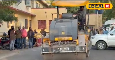 मॉडिफाइड साइलेंसर पर पुलिस ने चलाया बुलडोजर