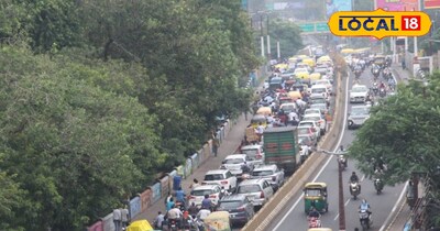शास्त्री ब्रिज इंदौर के केंद्र में स्थित है अत्यधिक ट्रैफिक दबाव झेलता है 