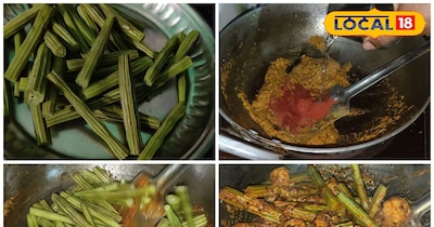 बडी और मुनगा की सब्जी