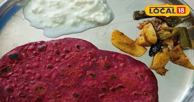 Beetroot paratha <br>