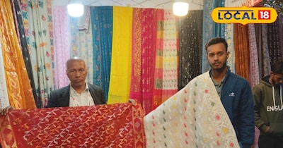 सूरजकुंड मेले में बांग्लादेशी जामदानी की धूम.