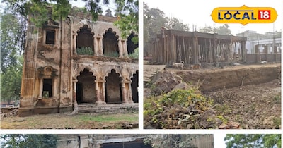 हवेली को ध्वस्त कर दिया गया है और यहां बिहार शिक्षा परियोजना की एकेडमिक भवन बन र