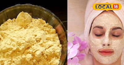 बेसन पैक