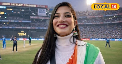 कई सालों से ऐसे ही तिरंगे के रंग में लिपट कर आती हैं टीम इंडिया की यह फैन, देखीए