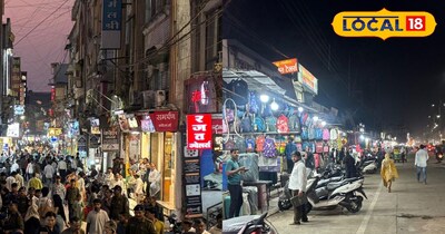 राजवाड़ा में जहां पैर रखने की जगह नहीं होती थी वो रोड़ अब खाली दिखने लगा है 