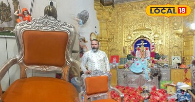सांवलिया सेठ मंदिर: बेटे की शादी पर व्यवसायी ने चढ़ाया 1.4 किलो चांदी का सिंहासन