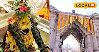 काशी विश्वनाथ मंदिर में भक्तों की भारी भीड़