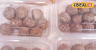 बाजरे के लड्डू की खूब आ रही डिमांड।