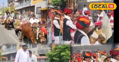 बैलगाड़ी पर सवार