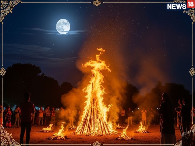 मथुरा-वृंदावन समेत पूरे ब्रज में चंद्र ग्रहण की वजह से सोमवार को होलिका दहन