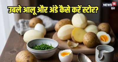 उबले आलू और अंडे कैसे करें स्टोर?