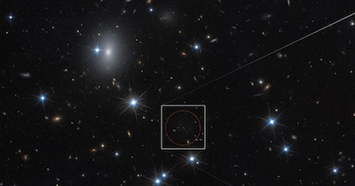 CDG-2, एक बहुत ज्यादा डार्क मैटर वाली गैलेक्सी है. (Photo : NASA, ESA, Dayi Li (UToronto); Image Processing: Joseph DePasquale (STScI))