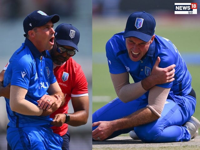 টি-টোয়েন্টি বিশ্বকাপে বড় দুর্ঘটনা, ব্যথায় মাঠ ছাড়লেন ইতালি অধিনায়ক ম্যাডসেন