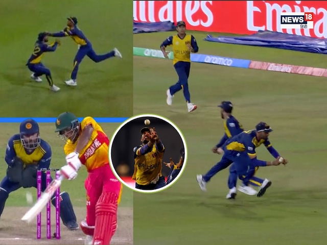 Ran 25 meters in reverse...avoided collision and Shanaka took the best catch of T20 WC