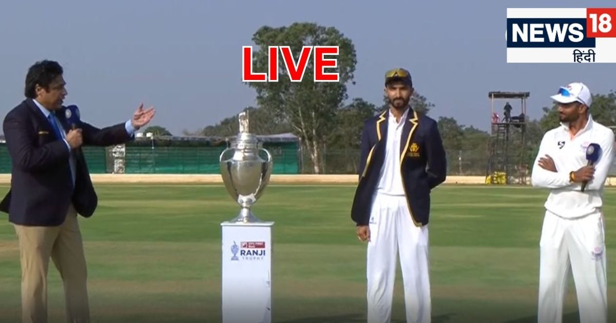 Ranji Trophy Final LIVE: जम्मू-कश्मीर का पहला विकेट गिरा, प्रसिद्ध कृष्णा ने कमरान को भेजा वापस