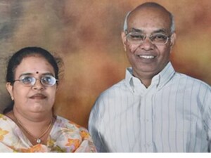 नागेश्वर राव (75) और उनकी पत्नी संध्याश्री (65)