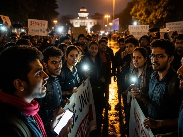 आधी रात को क्यों सुलग उठा JNU कैंपस? ABVP और लेफ्ट के बीच क्या हुआ?