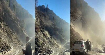 मणिकर्ण घाटी में मंगलवार सुबह लैंडस्लाइड देखने को मिली है. 